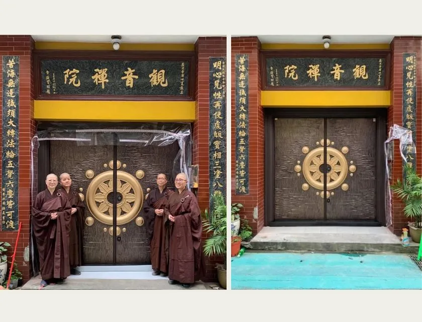 銅雕藝術門，功德圓滿 阿彌陀佛🙏